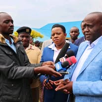 Sotik Member of Parliament, Amb. Francis Sigei speaking to the journalist in Bomet town during a past event. PHOTO/Courtesy