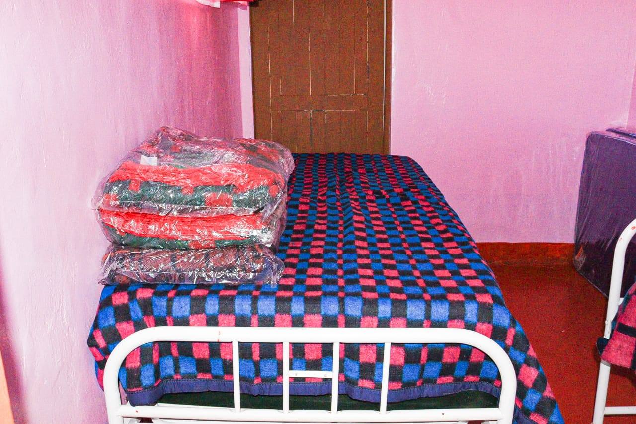 Section of the beds at the holding centre at the Bomet Police Station to serve the children who have been exploited. PHOTO/Courtesy