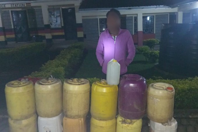 Police Seize Illicit Brews, Arrest Two in Chepalungu Crackdown