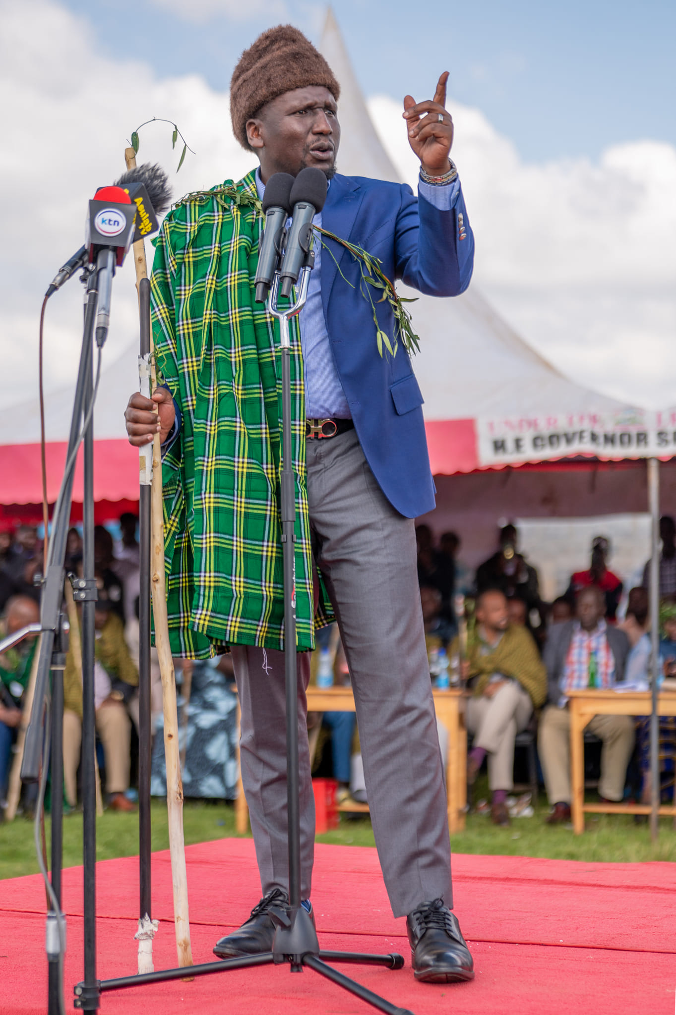 Senate Majority Leader Aaron Cheruiyot who has dismised quest by Emurua Dikirr MP to lead the Kipsigis Community. Photo/Kimagata Maridany.