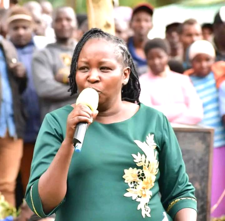 KUPPE Executive Secretary Mary Rotich who wants TSC to withdraw teachers from Litein Boys High School citing threats over compensation. Photo/file