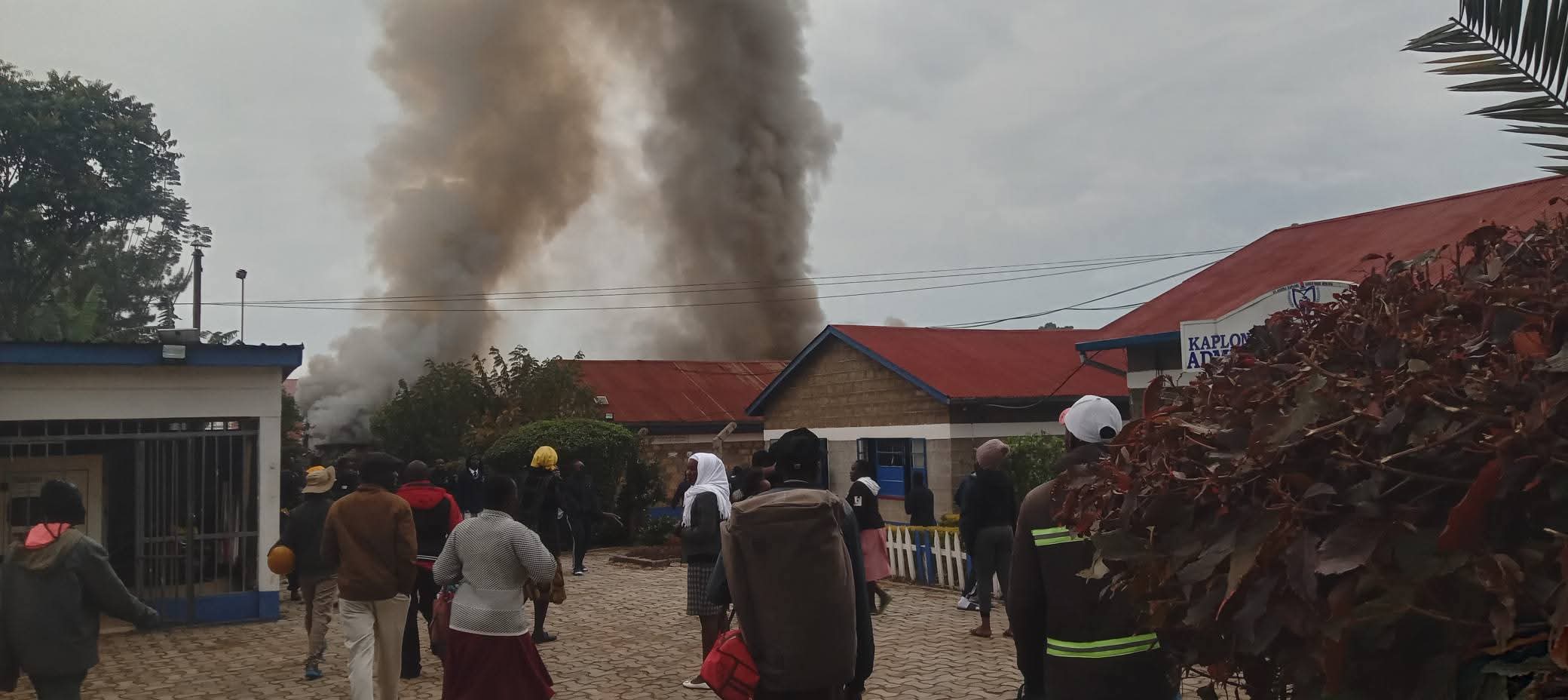 Inferno Destroys Dormitory at Kaplong Girls as Students Suspected of Arson