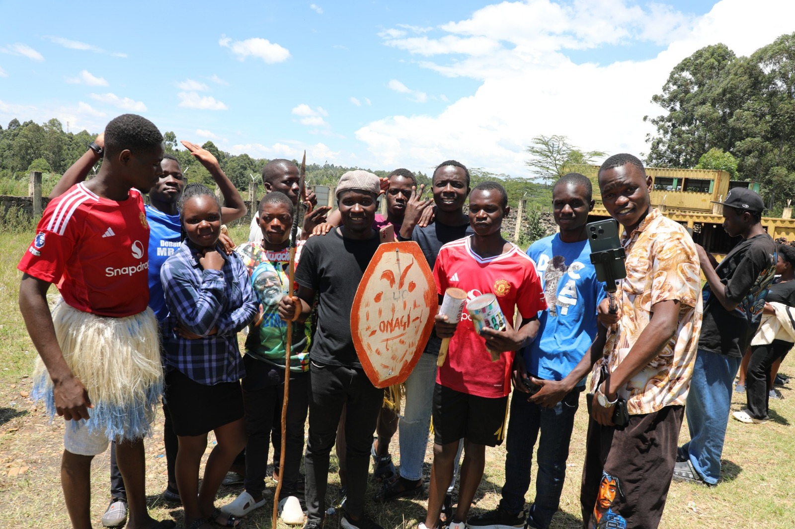A cultural week prepares to stage a perfomance during the start of cultural week at Bomet Universty. The event is being staged at Bomet IAAF stadium. stiff competition is expected among various cultural groups. Photo/file