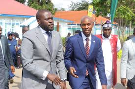 Geoffrey Mosiria, former  Nairobi County Chief Officer for Environment during a patrol in Nairobi City with governor Sakaja. PHOTO/File