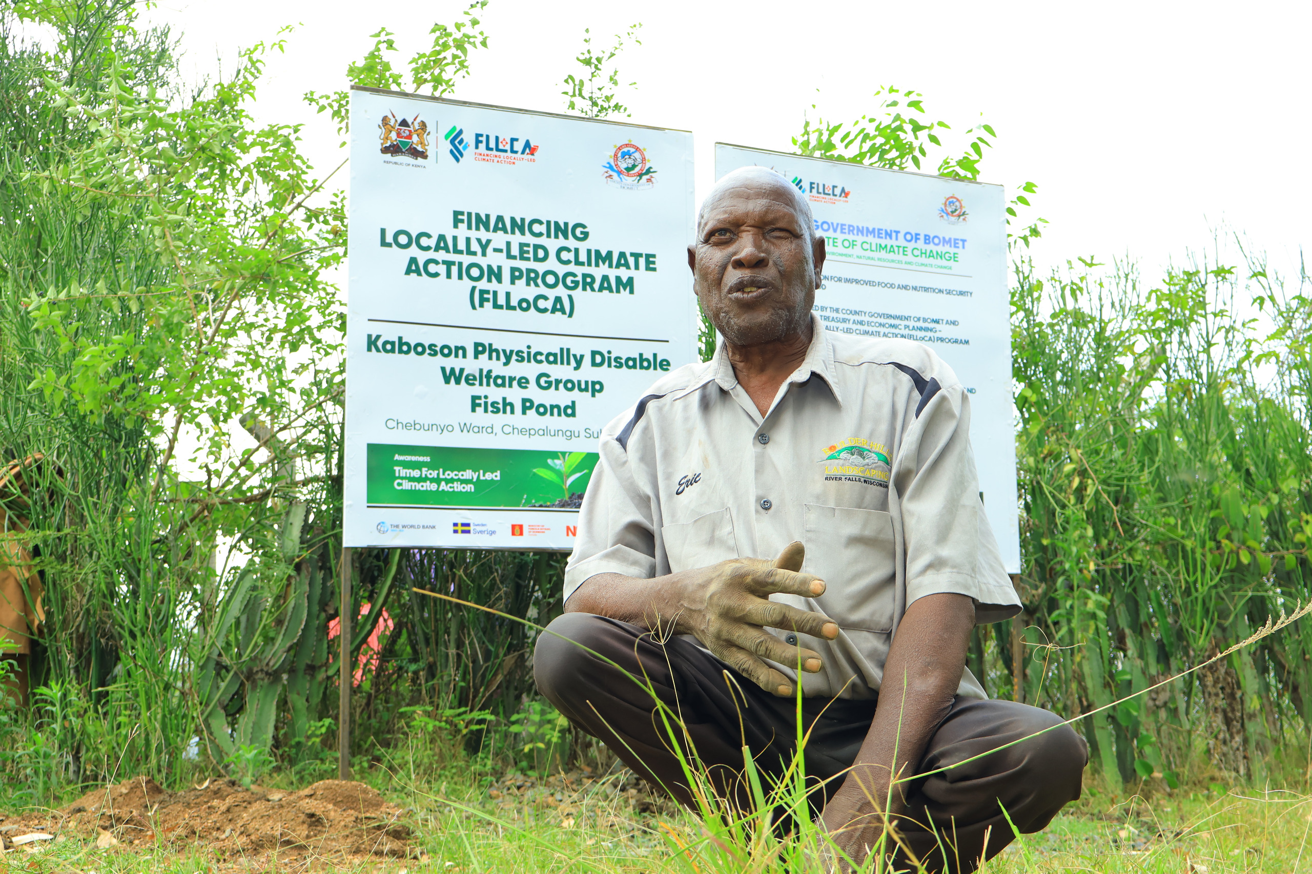 Mr Samwel Chepkwony, Chairman of 120-member Kaboson Physically Disabled Welfare Group in Chebunyo Ward, in Chepalungu sub-county. Photo/ Kipyegon Chirchir
