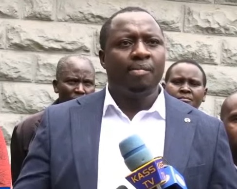 Sotik Municipal board manager Benard Ngeno. Ngeno said teh ocunty was facing a risk of losing donors like World Bank due to unmet revenue target. Photo Kimagata Marindany