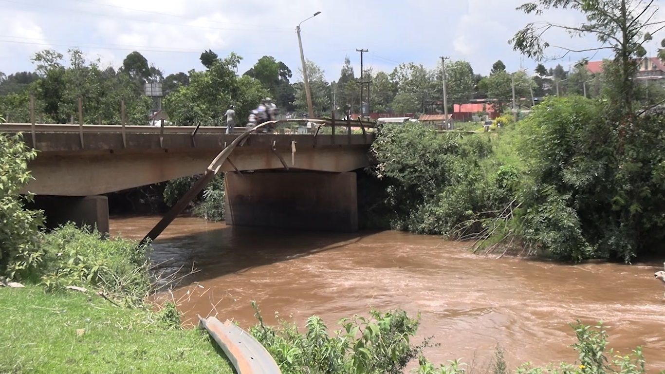 Nyongores bridge off Bomet town. PHOTO/Kiptoo Kennedy
