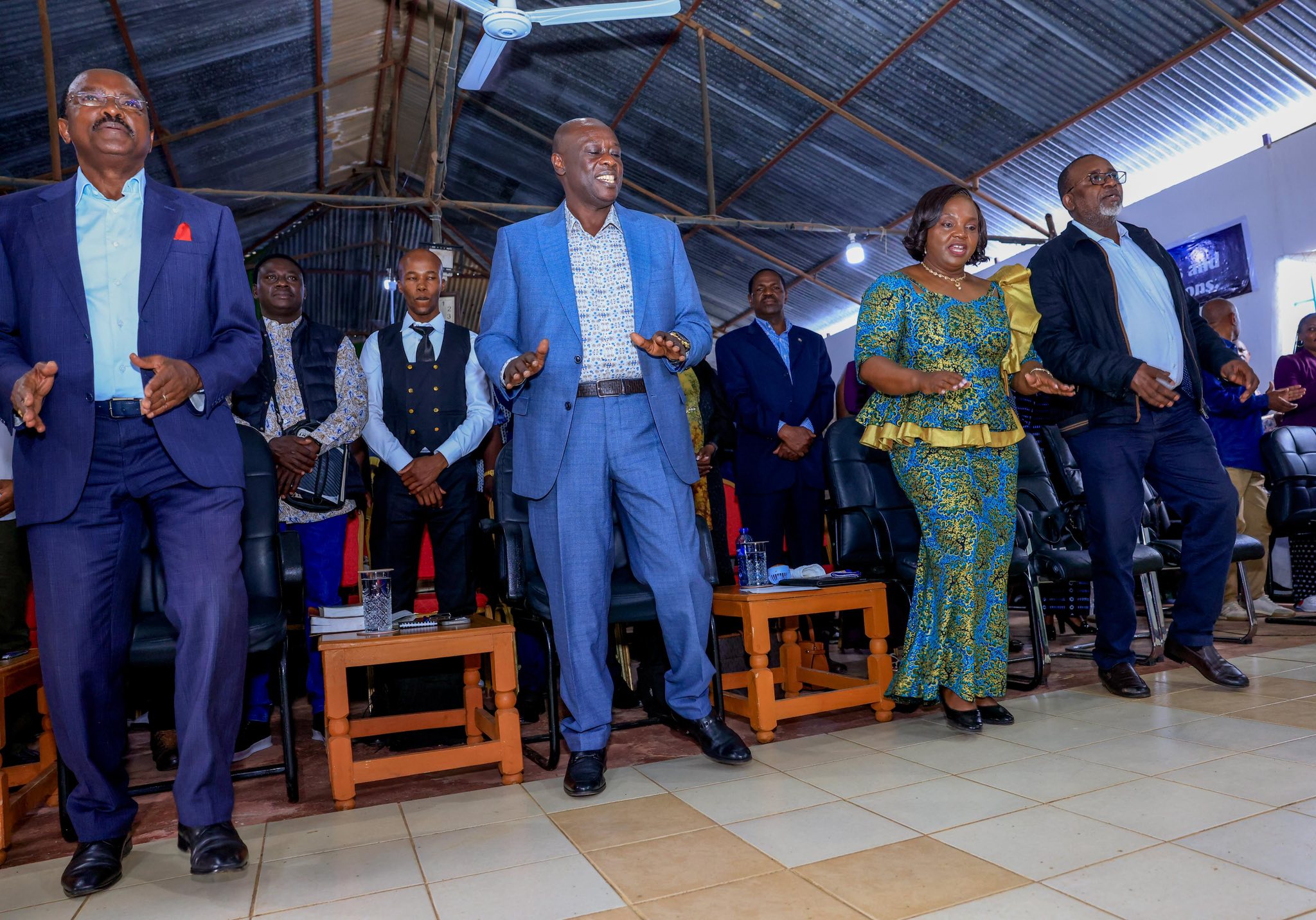 Former Deputy President Rigathi Gachagua alongside Wiper Party Leader kalonzo Musyoka