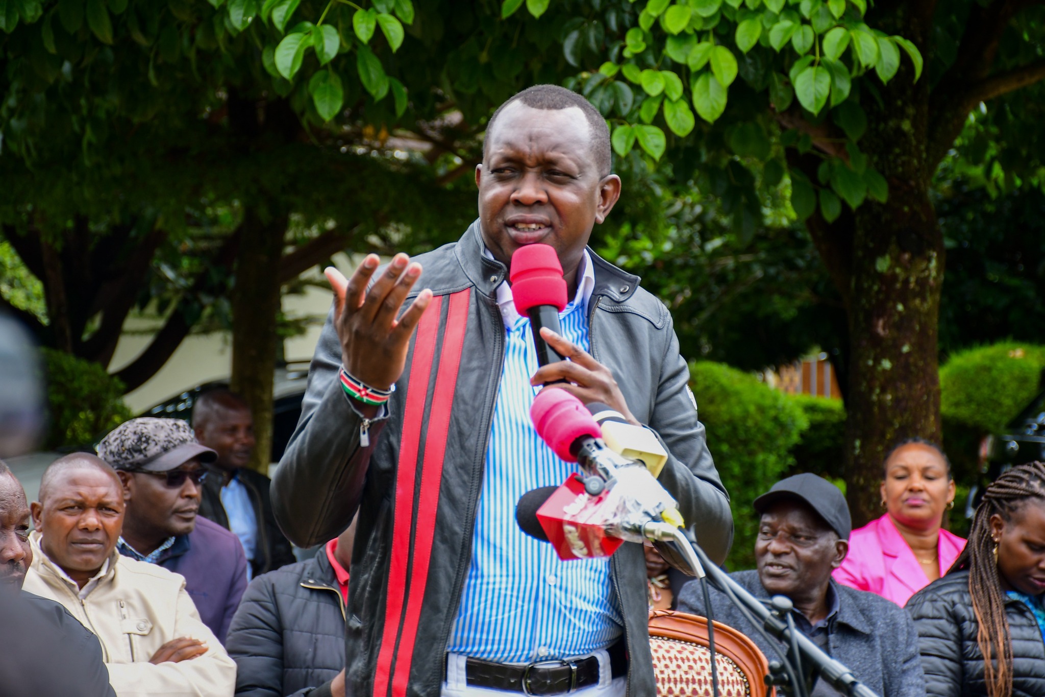 Kapserat MP Oscar Sudi who had hang on Raila's found political dalliance with President William Ruto for ease 2027 vote and succession. Photo/file