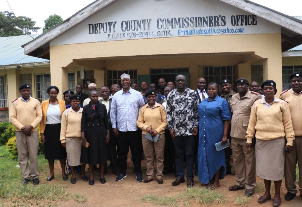 Members of the National Assembly during an oversight visit on the issuance of national identification documents in Sotik Sub-County, Bomet County. PHOTO/Parliament of Kenya/FB
