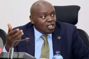 Nandi Senator Samson Cherargei during a past function. PHOTO/https://www.facebook.com/ParliamentKE