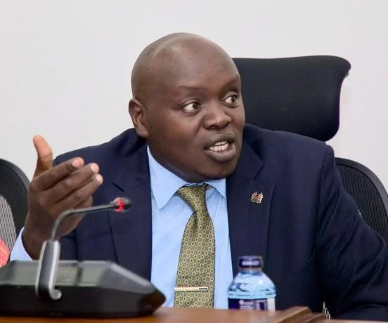 Nandi Senator Samson Cherargei during a past function. PHOTO/https://www.facebook.com/ParliamentKE