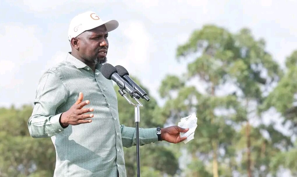 Interior Cabinet Secretary Kipchumba Murkomen speaking during an empowerment programme in Bomet on Saturday, July 25, 2026. PHOTO/Murkomen/FB