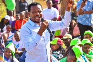 Mumias East MP Peter Salasya was speaking in Ol Kalou while campaigning for the DCP candidate. PHOTO/Peter Salasya