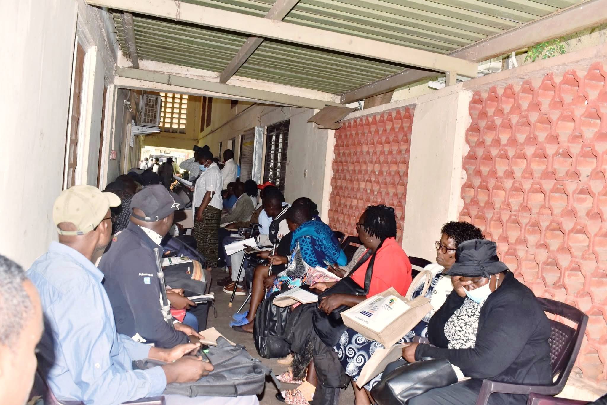 Participants during a tax exemption vetting exercise conducted by the National Council for Persons with Disabilities (NCPWD) in collaboration with the Kenya Revenue