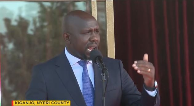 Newly rolled-out maternity police uniforms launched during the National Police Service passing-out parade at Kiganjo Police College, graced by President William Ruto on Friday, August 28, 2026. PHOTO/Screengrab by People Daily Digital from a livestream by @WilliamsRuto/X