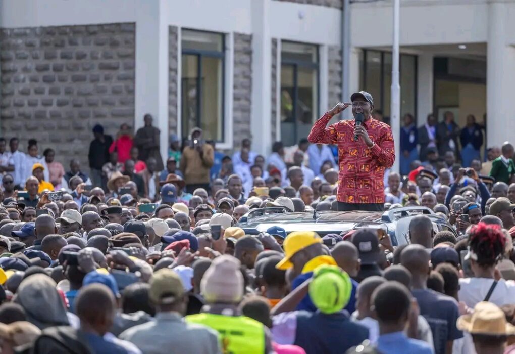 President William Ruto speaking at Bomet County on September 9, 2026. PHOTO/WilliamsRuto/X