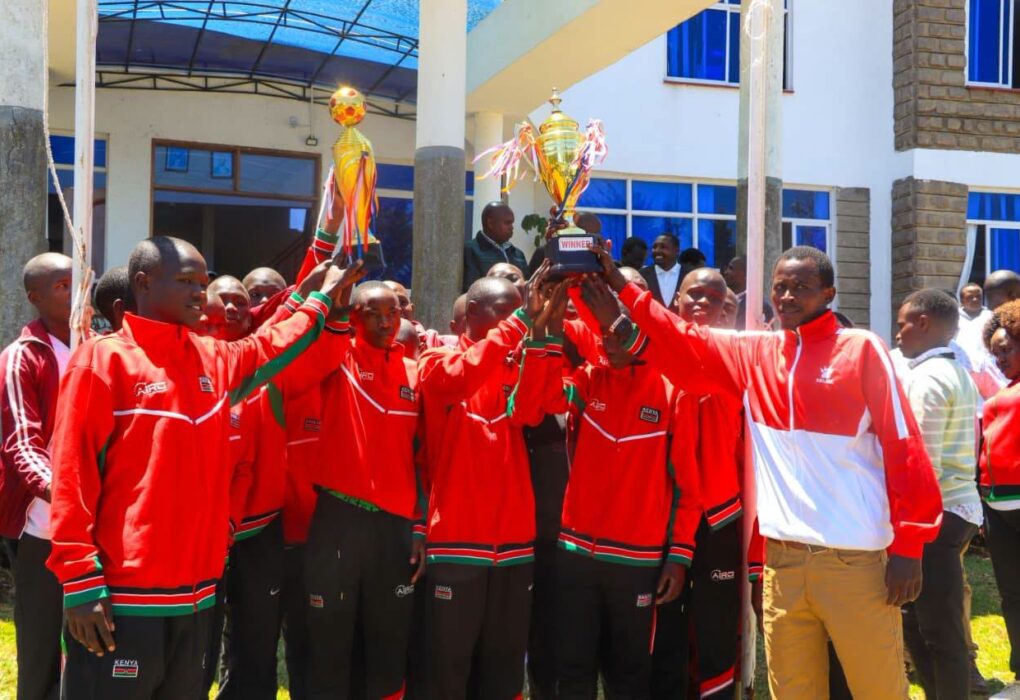 Monire Junior Secondary School football team after its impressive run to the national JSS soccer championship.