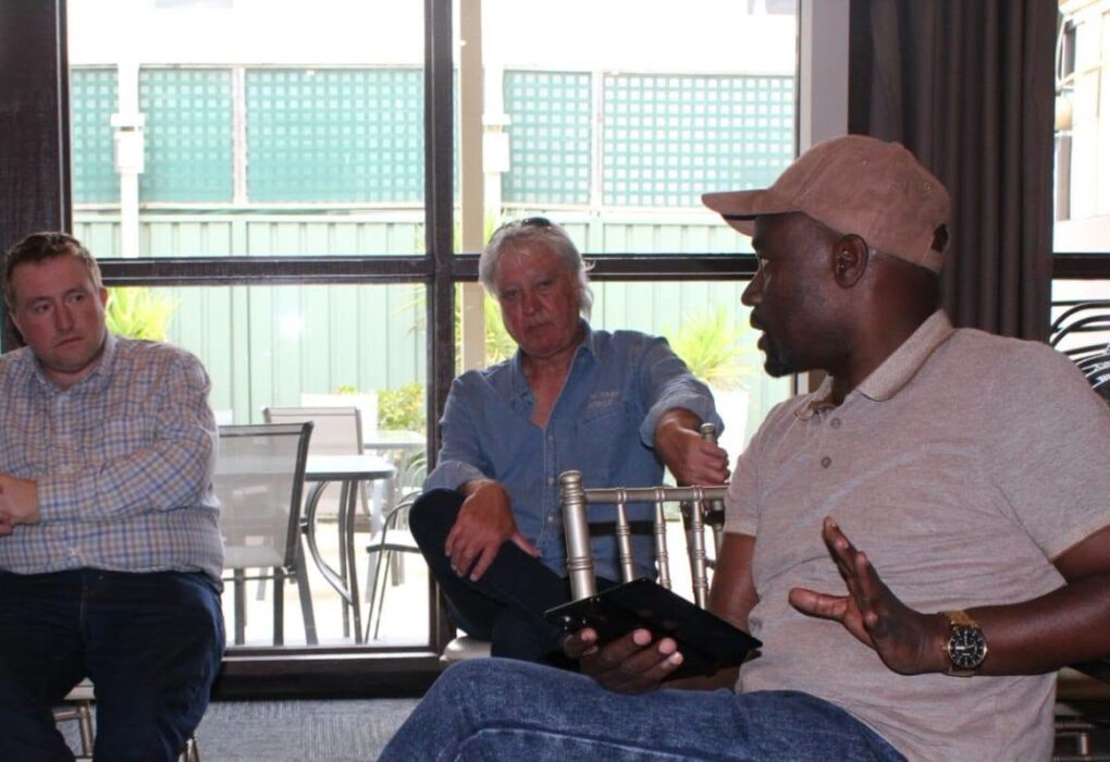 Bomet Governor Prof Hillary Barchok after holding talks with an Australian tea investor on Wednesday, September 30, 2026. PHOTO/Hillary Barchok/Fb