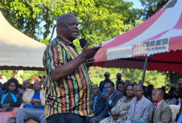 Former Bomet Governor Isaac Rutto speaking during a past event. PHOTO/Isaac Rutto/Facebook