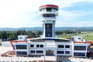 The view of the Air Traffic Control (ATC) Tower at Kisumu International Airport: PHOTO/RayOmollo