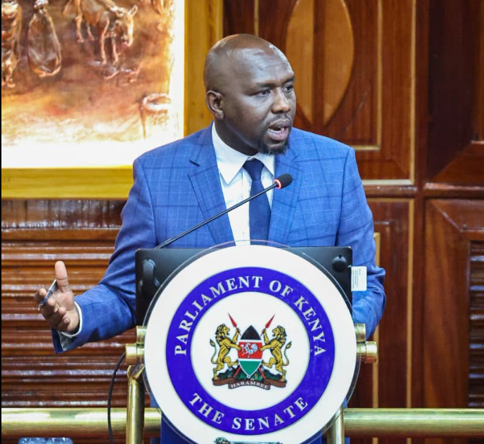 Interior Cabinet Secretary Kipchumba Murkomen at the senate on September 16, 2026. PHOTO/kipmurkomen/X