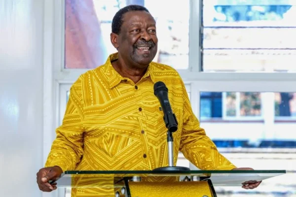 Musalia Mudavadi speaks during the UDA Western Region aspirants’ engagement on Saturday, September 5, 2026. PHOTO/https://www.facebook.com/Hon Musalia W Mudavadi