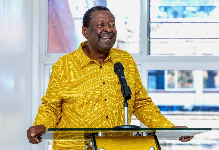 Musalia Mudavadi speaks during the UDA Western Region aspirants’ engagement on Saturday, September 5, 2026. PHOTO/https://www.facebook.com/Hon Musalia W Mudavadi