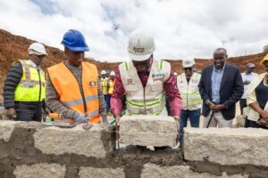 Inspected construction of the KSh2.2 billion Loitoktok Affordable Housing Project