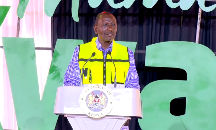 President William Ruto speaking in Chebunyo, Bomet County on Saturday, September 12, 2026. PHOTO/@WilliamsRuto/X