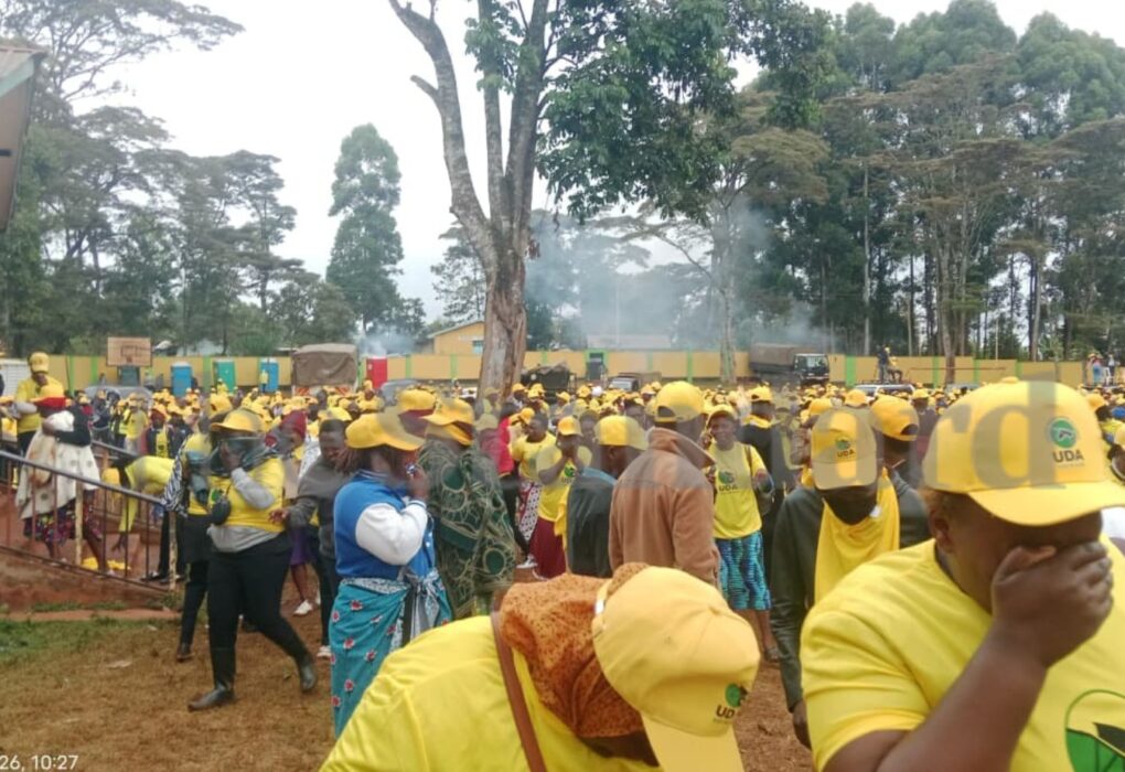 Embu attack on Kindiki. PHOTO/The Standard/X