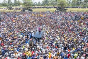 President William Ruto speaking at Bomet County on September 9, 2026. PHOTO/WilliamsRuto/X