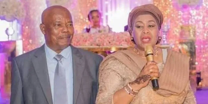 Tanzania President Samia Suluhu and first gentleman, the late Hafidh Ameir Hassan at a past event Photo courtesy