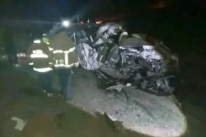 Nairobi-Mombasa Highway accident. PHOTO/ @swaggathebagga/X.