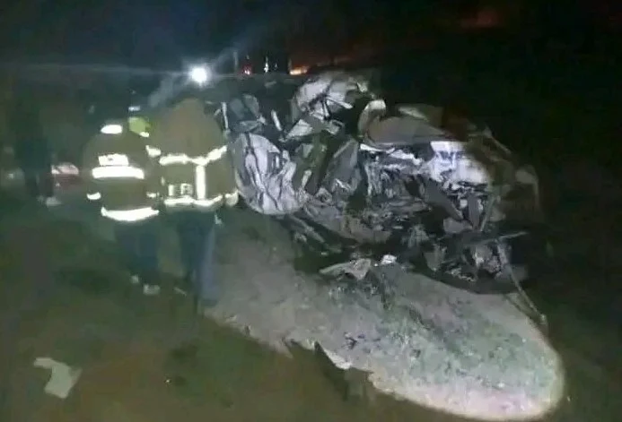 Nairobi-Mombasa Highway accident. PHOTO/ @swaggathebagga/X.