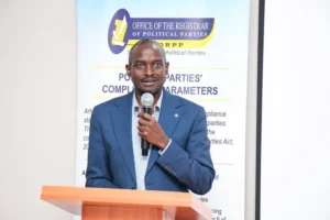 The Registrar of Political Parties, John Lorionokou.PHOTO/@ORPPKenya/X