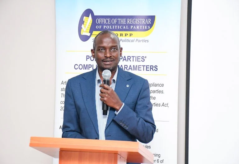 The Registrar of Political Parties, John Lorionokou.PHOTO/@ORPPKenya/X