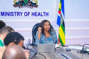 Principal Secretary for Public Health and Professional Standards Mary Muthoni chairs the National Ebola Virus Disease Taskforce on Wednesday, October 7, 2026. PHOTO/@MOH_Kenya/X